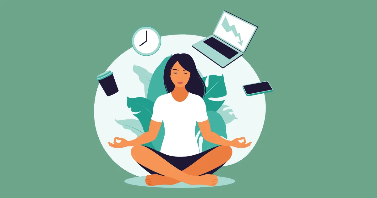 An illustration of digital Detoxing